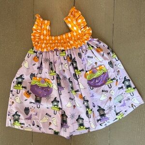 Eleanor Rose Girls’ “Farrah Halloween Costume Party” Tunic Dress • Size 18M